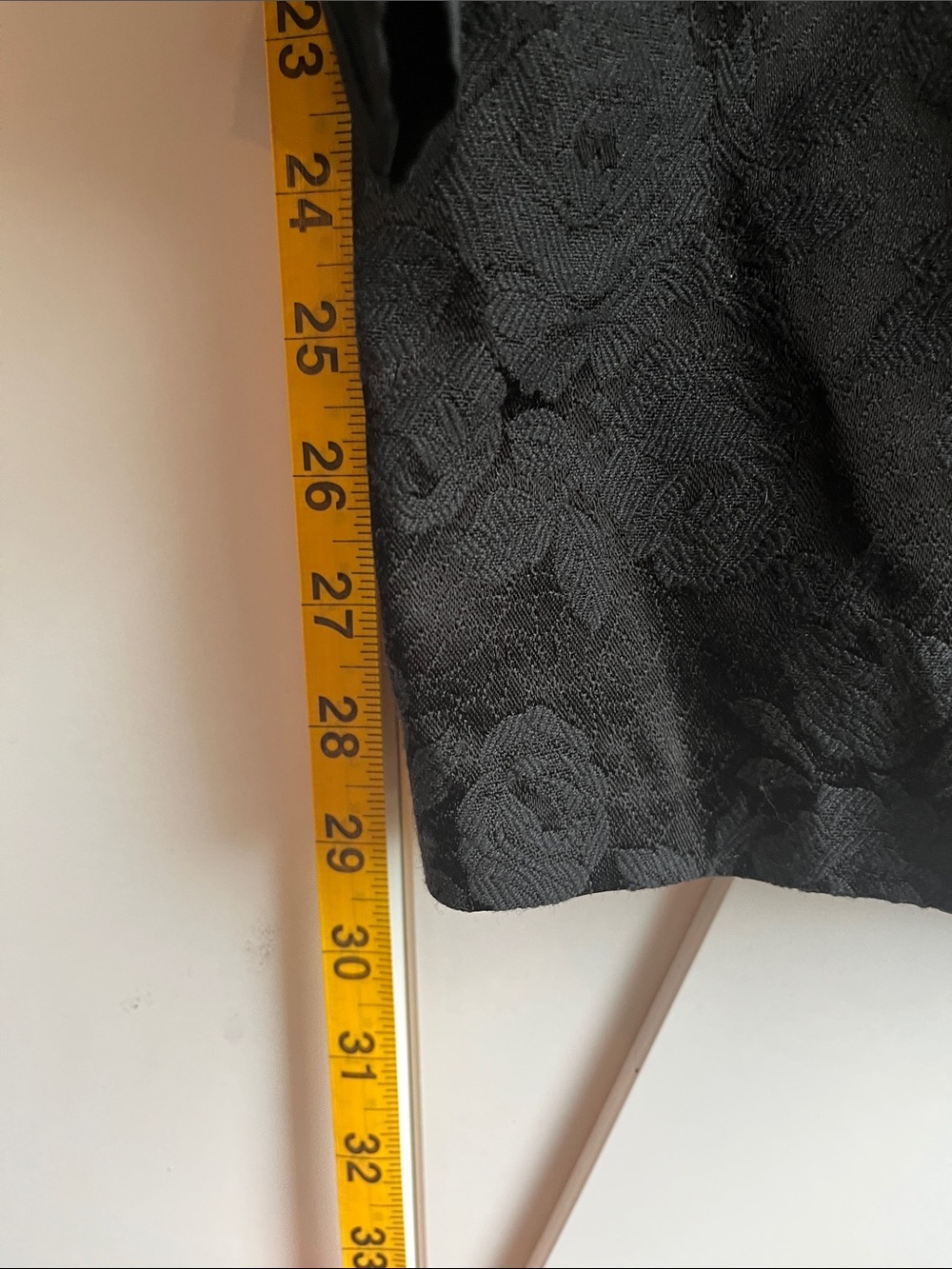 1990’s Vintage Black Blazer with Floral Front Panels - Picture 6 of 12